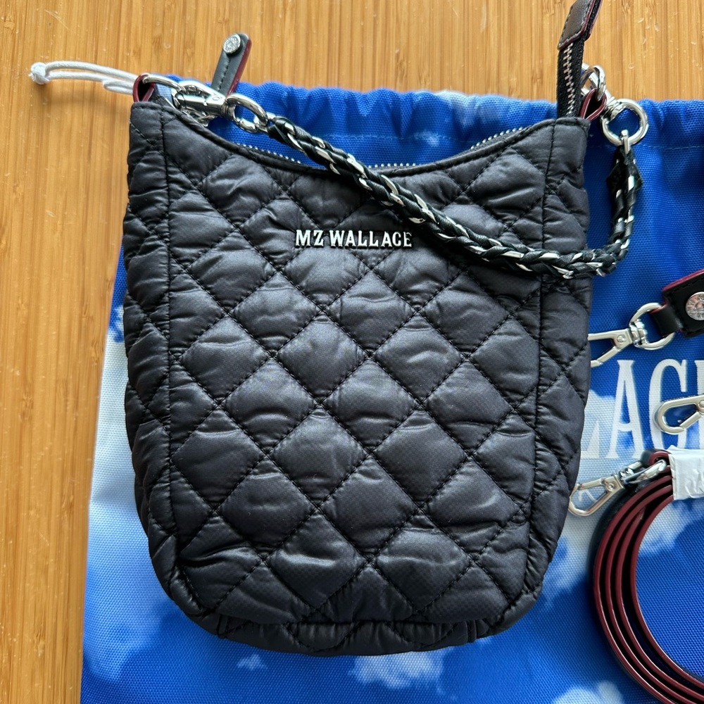 MZ Wallace Black Quilted Women's Bag
